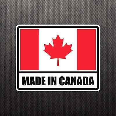 Made In Canada Flag Sticker Vinyl Decal Canadian Maple Leaf Sticker Car Sticker | eBay