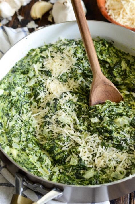 The Best Creamed Spinach Recipe In 20 Minutes - The Novice Chef