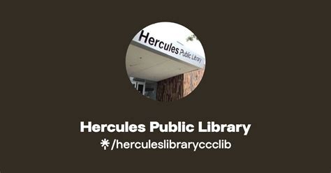 Hercules Public Library | Facebook | Linktree