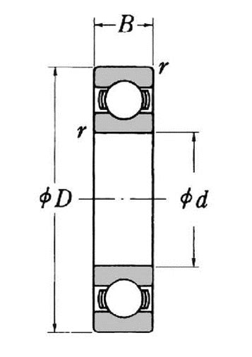 The Guide to 6001 Bearing Dimensions | ISK BEARINGS