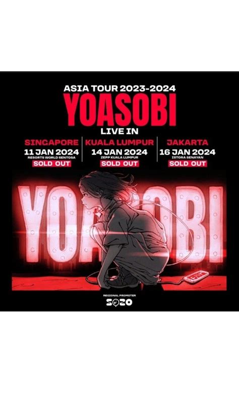 Yoasobi Ticket Rock Zone, Tickets & Vouchers, Event Tickets on Carousell