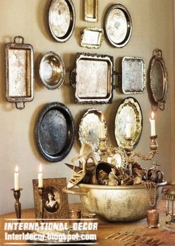 Serving trays on the wall - 24 unusual wall decor ideas