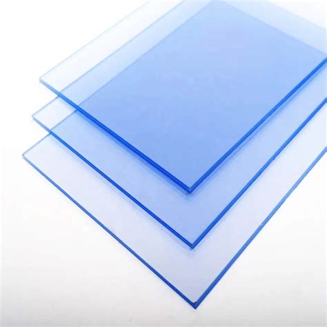 4x8ft Transparent Blue Acrylic Sheet Translucent Colored Perspex Board 1mm-25mm Tinted Plastic ...