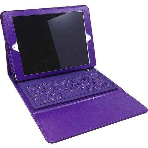 Bluetooth Keyboard Folio for iPad Air- Purple - Walmart.com - Walmart.com