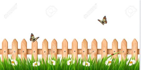 Image result for cartoon fence background | Wooden fence, Butterflies ...