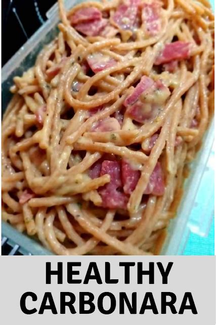 Healthy Carbonara | FOOD DELICIOUS