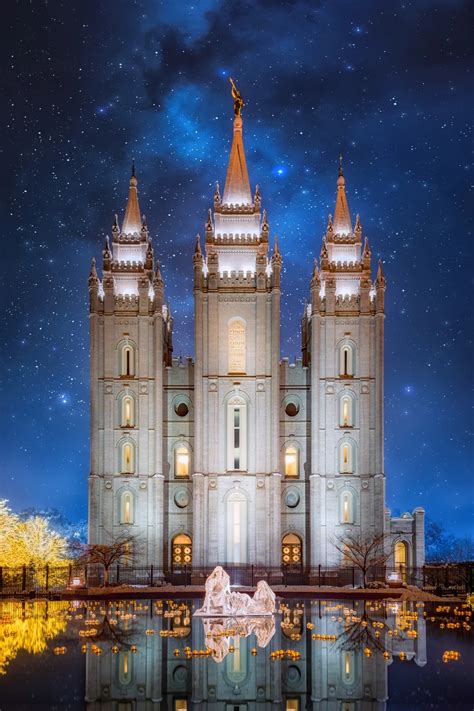 Salt Lake Starry Night Nativity | Lds temple pictures, Temple pictures ...