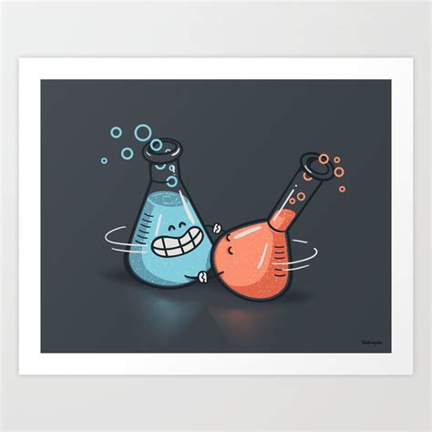 Chemistry Art Print by Walmazan | Society6