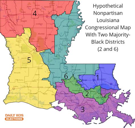 Louisiana Congressional District Map - Dakota Map