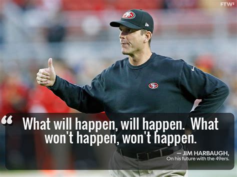 Jim Harbaugh on his future: ‘What will happen will happen’ | For The Win