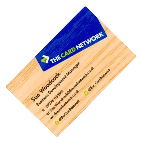 Wooden Cards - Bamboo Membership Cards - Custom Printed – The Card Network