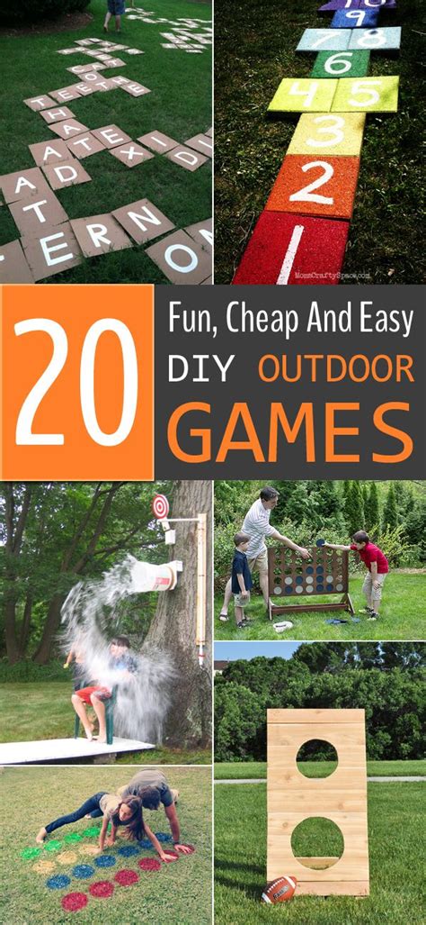 20 Fun, Cheap And Easy DIY Outdoor Games For The Whole Family | Diy ...