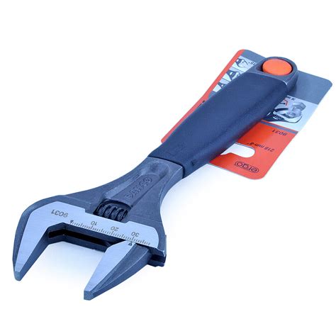 BAHCO 9031 8" 200mm Ergo EXTRA WIDE 38mm Adjustable Phosphated Wrench Spanner 7314150110988 | eBay