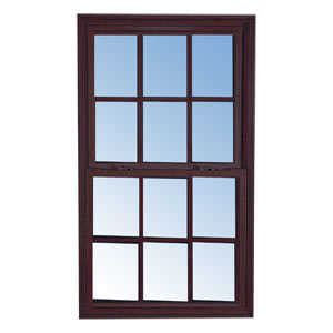 Croft 96-3040 Single Hung Window Insulated Tilt Bronze Frame 6/6 Grid 3 ...