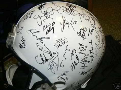 2006 Penn State Team Signed Football Helmet Paterno | #17297612