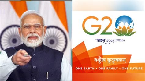 Prime Minister Narendra Modi unveils logo, theme and website of India's ...