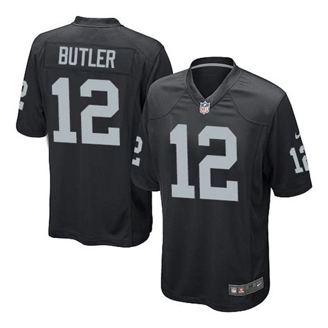 Nike Men's Game Black Home Jersey Oakland Raiders Brice Butler 12