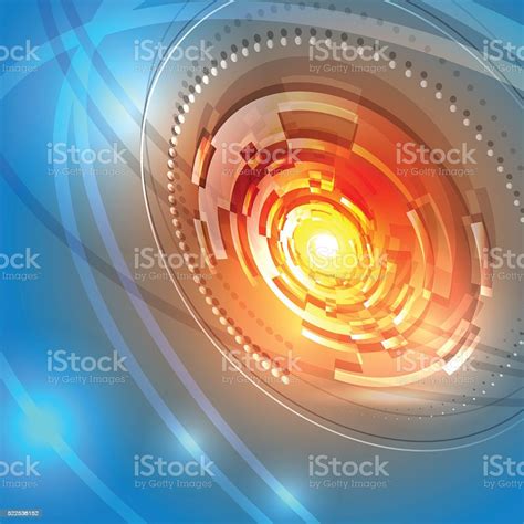 Futuristic Space Background Stock Illustration - Download Image Now - Backgrounds, Futuristic ...