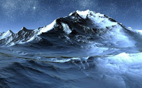 Original Icy Mountains High Resolution Wallpaper | HD Desktop ...