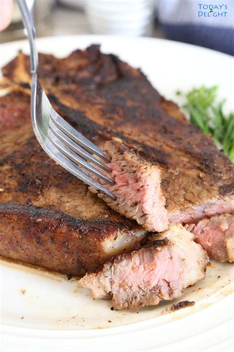 Pan-Fried T-bone Steak Recipe - Today's Delight