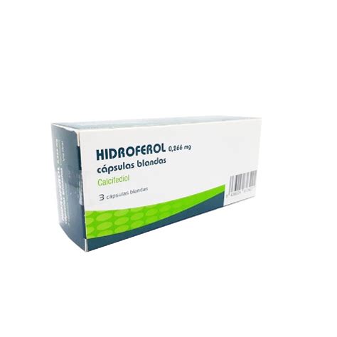 Hidroferol Calcifediol 0,266mg X 3 Capsulas (FAES FARMA) – Farmacia Mariana