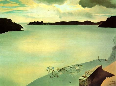 Landscape of Port Lligat, 1950 - Salvador Dali - WikiArt.org