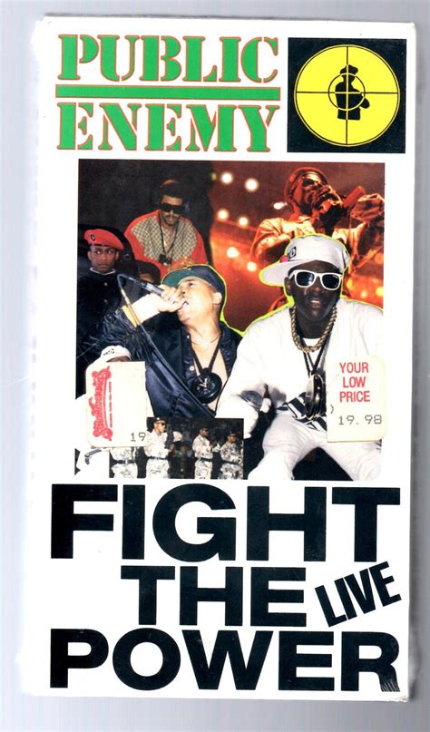 Fight the Live Power Vhs Tape Public Enemy New - Etsy