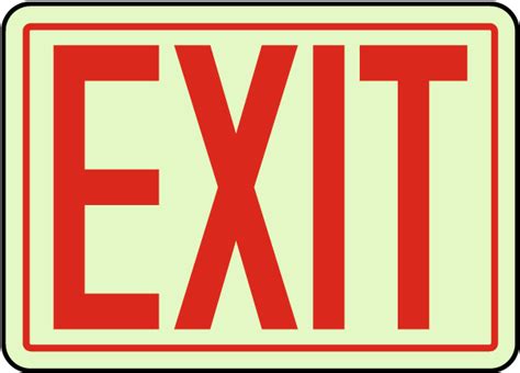 Exit Sign - Get 10% Off Now