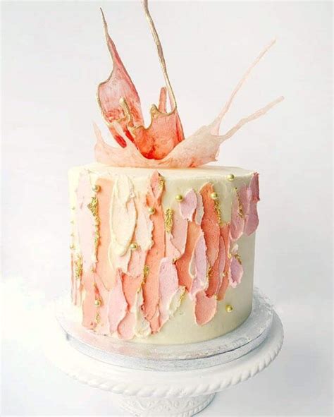 50 Coral Cake Design (Cake Idea) - March 2020 | Coral cake, Pretty birthday cakes, Cupcake cakes