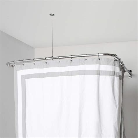 Clawfoot Tub D Rod Shower Enclosure Ring 48 X66 Vtb