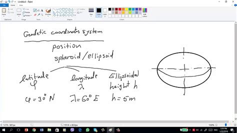 Geodetic coordinates system - YouTube