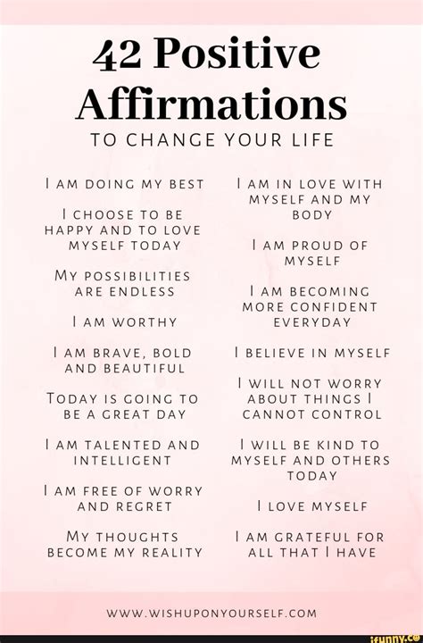 22 Positive Affirmations to Change Your Life