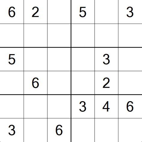 Sudoku 6x6 - Medium - Sudoku-Puzzles.net