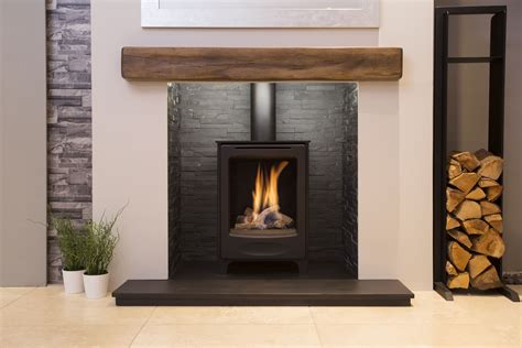 Elegant Gas Stove with Slate Background