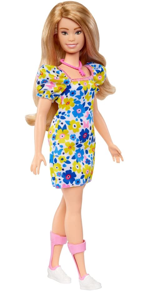 Barbie Fashionistas Doll # 208, Doll with Down Syndrome Wearing Floral Dress, Created in ...