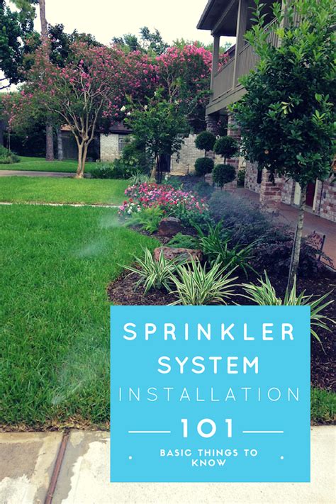 Lawn sprinkler installation – Artofit