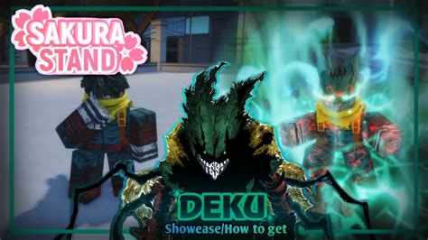 [Sakura Stand] Deku!! (Showase /How to get) - YouTube