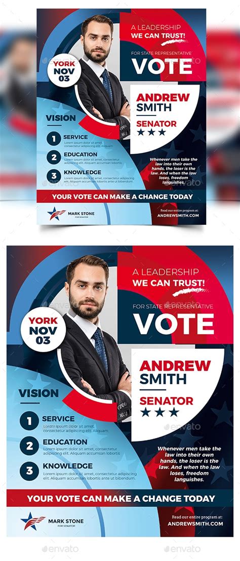 Political Flyer Template Free - Detrester.com