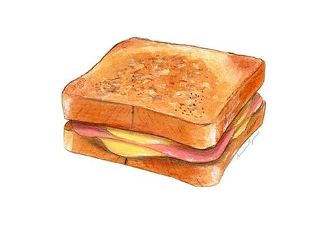 "Bikini" - ham and cheese sandwich by Miriam Figueras. http://www.miriamfigueras.com/#/food ...