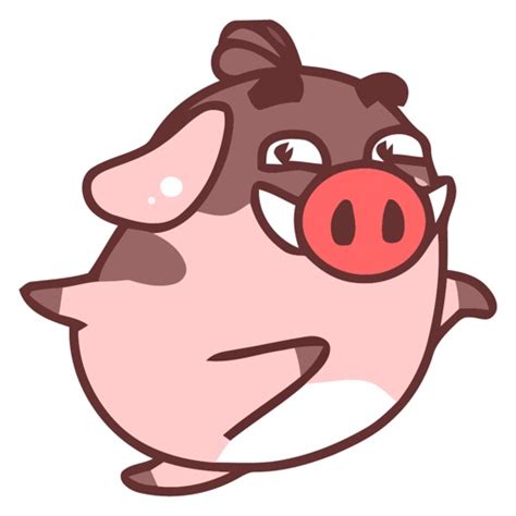 Wild Pig Animated Emoji Stickers by Carlos Solana Martinez