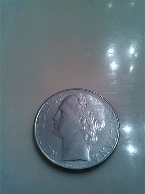 1977 L100 repvbblica italiana silver coin