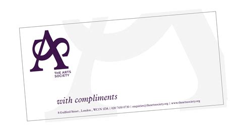 Compliments slip | NADFAS forms and forums