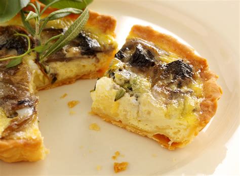 Mushroom Quiche