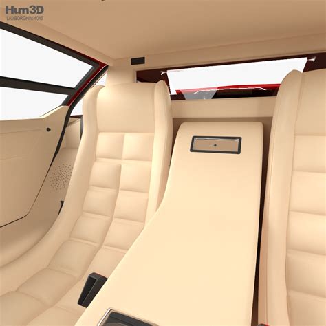 Lamborghini Countach 5000 QV with HQ interior 1985 3D model - Vehicles ...