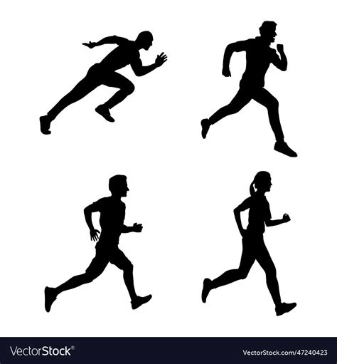 Running person icon Royalty Free Vector Image - VectorStock