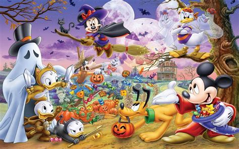 Mickey Mouse Halloween Wallpapers - Top Free Mickey Mouse Halloween Backgrounds - WallpaperAccess