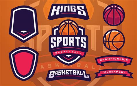Basketball Club Logo Template Creator for Sports Team 7994786 Vector Art at Vecteezy