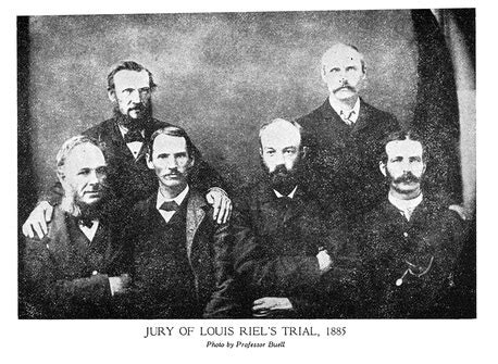 Jury of Louis Riel's Trial, 1885