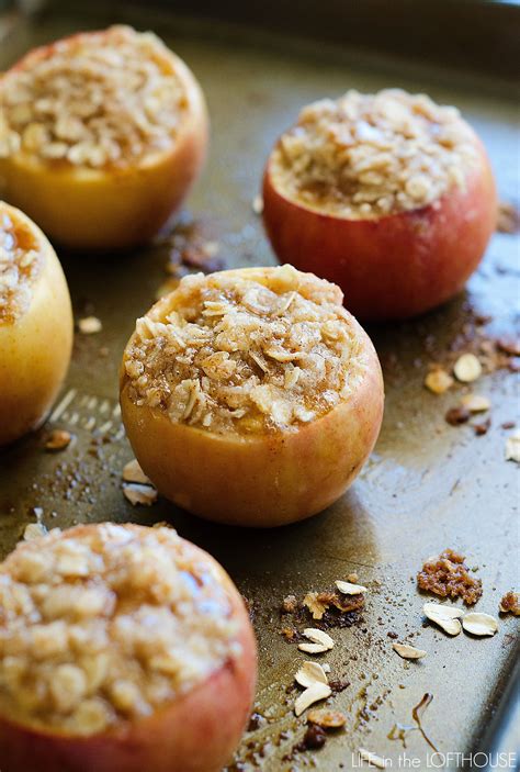 Apple Crisp Stuffed Baked Apples