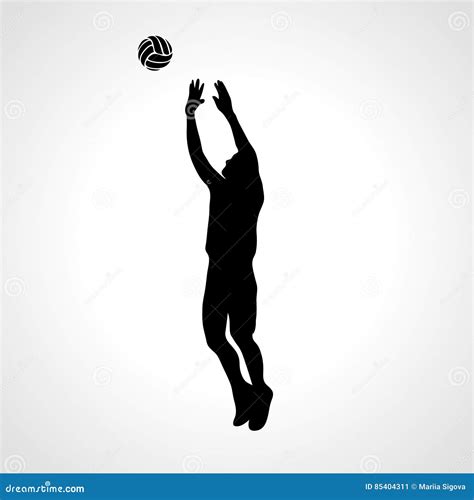 Female Volleyball Setter Silhouette - Alsproibida